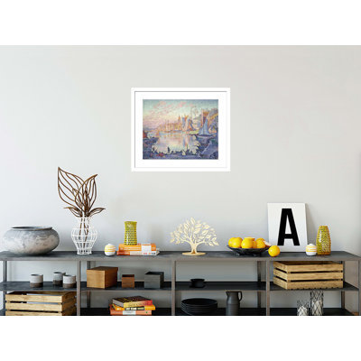The Port of Saint-Tropez by Paul Signac - Framed Giclee Print