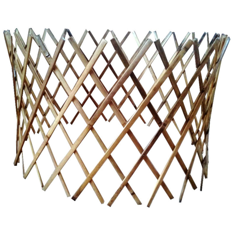 24'' H x 36'' W Wood Expanding Trellis, Tan