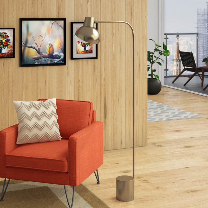 Lampe sur pied arquée 57,5 po Julissa