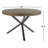 Round Metal Base Dining Table