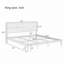Lit plateforme Mid-Century en bois de bambou-1469018300