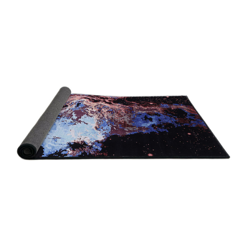 Stroman Wool Abstract Indoor Rug, Round 6'