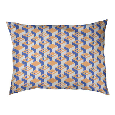 Coussin pour chien en extérieur à motif skyscrapers Chen