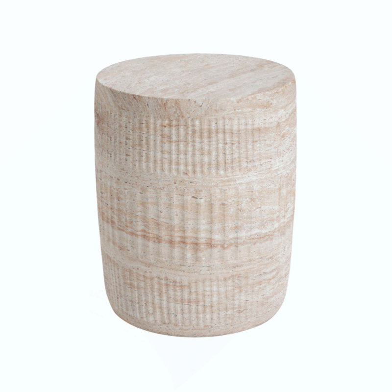 Outdoor/Indoor Lightweight Concrete Side Table