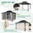 14 Ft. W x 12 Ft. D Metal Gazebo