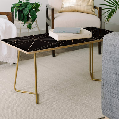 Solid Wood Top Coffee Table