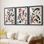 ABSTRACT Series LV - Impression sur mesure encadrée de qualité supérieure - 3 pièces-58767327-58767313