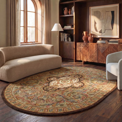 Tapis oriental en laine touffeté à la main Classic