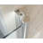 35 In. W X 55 In. H Frameless Pivot Tub Door 1/5" Clear Glass With Towel Bar, Chorme. 180 Degree Rotatable Bathtub Shower Door-80556558