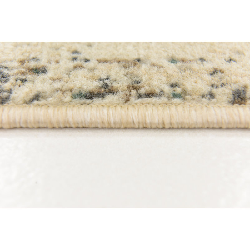 Tapis oriental crème Tobitha, Tapis de couloir 2 pi x 6 pi 1 po