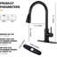 AlenArtWater Pull Down Touch Kitchen Faucet-100708650