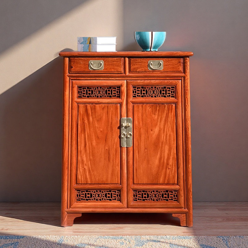 Armoire à chaussures en bois massif