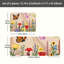 Ensemble de 2 tapis de cuisine papillon et fleurs sauvages colorées