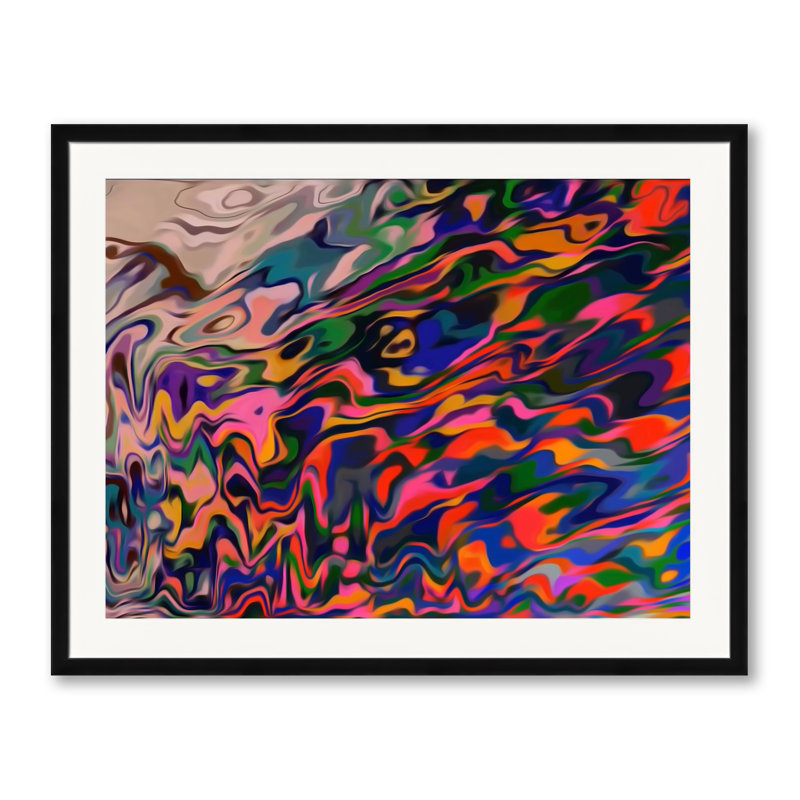 Ripley Believe It Or Swirl par Gabriel Boyajian - impression, 24" H x 30" W, Papier avec cadre noir