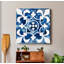 «Cobalt Tiles III», reproduction sur toile tendue-654133289