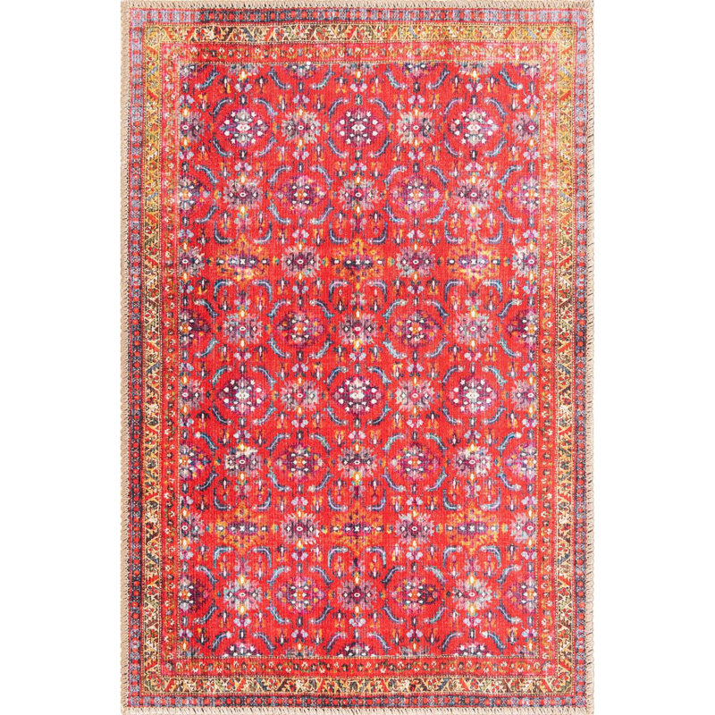 Tapis oriental rouge Ellizabeth, Rectangle 2 pi x 3 pi