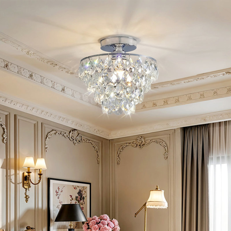 Semi Flush Mount, clear