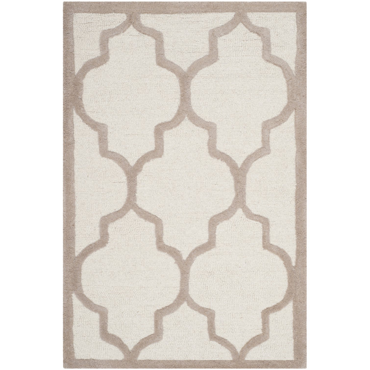 Cannen Hand Tufted Wool Geometric Rug