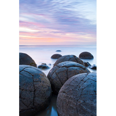 Moeraki Boulders by Ianwool - Wrapped Canvas Print
