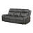 2-piece Upholstered Reclining Sofa Set Grey