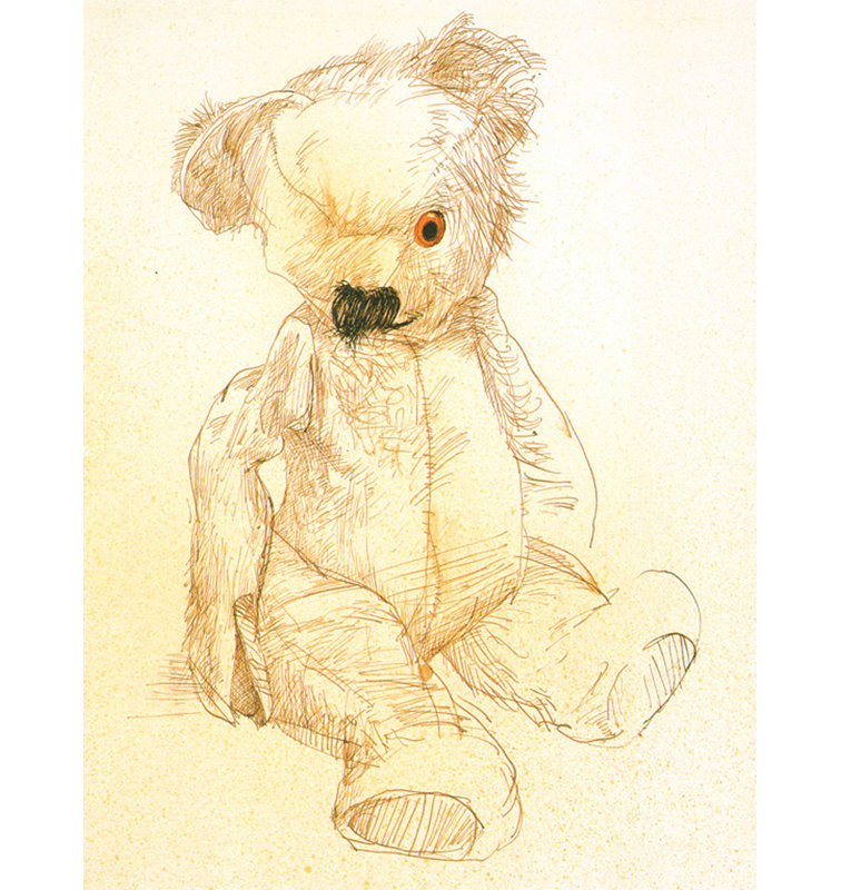Teddy, 18" H x 14" W