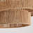 3-Light Coastal Jute Semi-Flush Mount Ceiling Light
