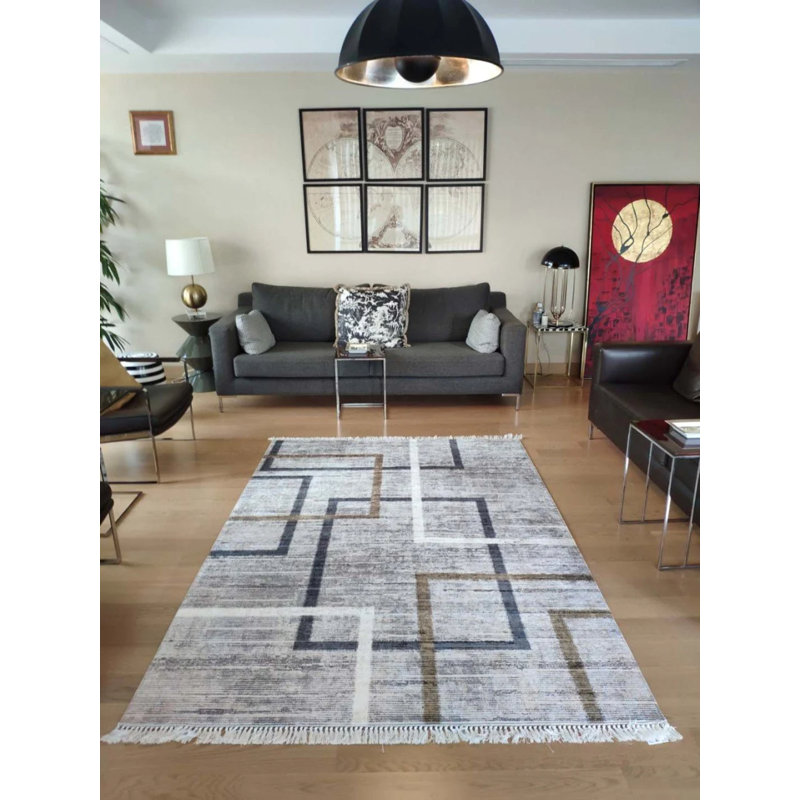 Tapis Maryemma avec envers antidérapant, Rectangle 3 pi 3 po x 5 pi 11 po