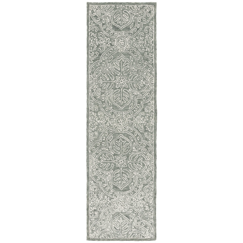 Lauren Ralph Lauren Hand Tufted Wool Damask Rug, Runner 2'3" x 8'