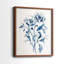 «Indigo Wild Roses I», reproduction encadrée de qualité supérieure - prête à être accrochée - aucun clou requis - aucun clou requis-460268825-460268824