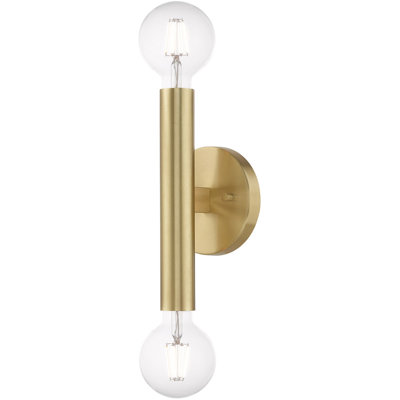 2 Light ADA Wall Sconce | Steel Base | 5.125 inch - Stylish and Functional Lighting