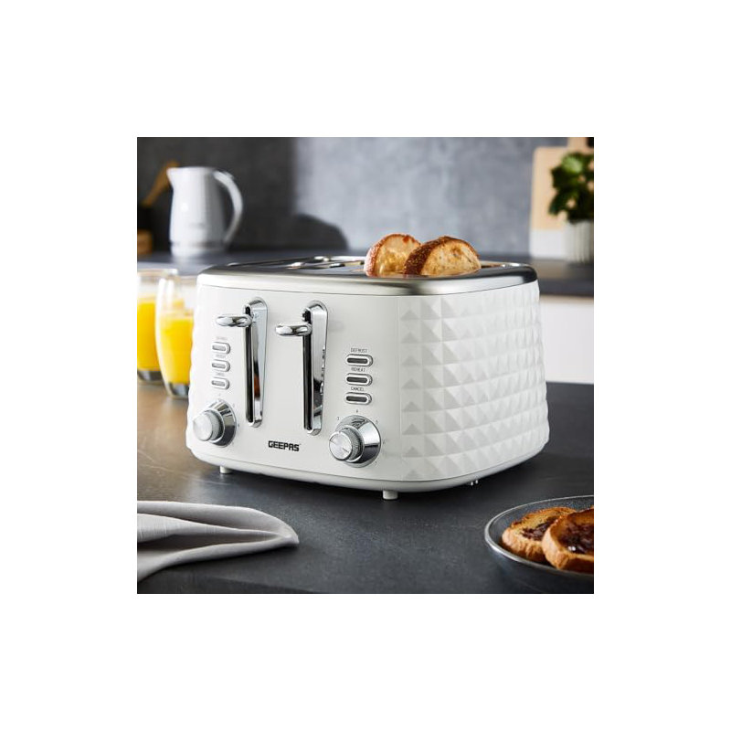 Geepas 32cm 20m³ L Countertop Microwave, White