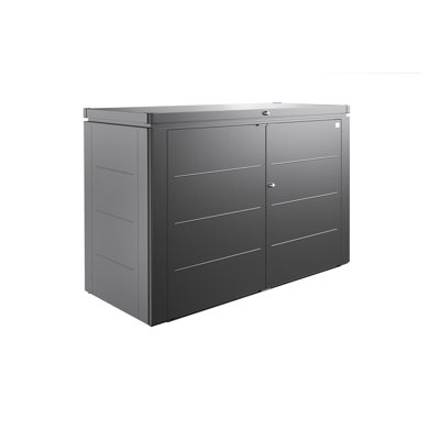 Biohort Highboard 200 7 ft. W x 3 ft. D Galvanized Steel Garage Shed