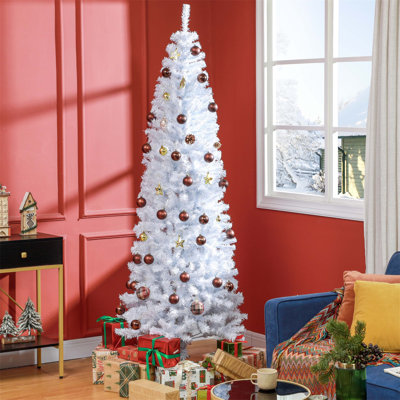 Unlit Artificial Christmas Tree with Realistic Branches, Ideal for Family Decorating and Creating a Safe and Festive Holiday Atmosphere