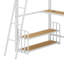 Lit mezzanine en métal avec bureau-576086303