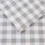 Ensemble de 4 très grand drap, 100% flanelle de coton, imprimé à chevrons, douillet et doux, drap plat, 2 taies d'oreiller ajustées, facile d'entretien
