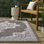 Tapis d'intérieur / extérieur brun clair / crème Graysin-171905652