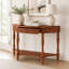 Console en bois massif avec tiroir cannelé Stockseth-1735510550