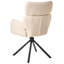 49cm H Polyester Upholstered Upholstered Back Armchair in Beige