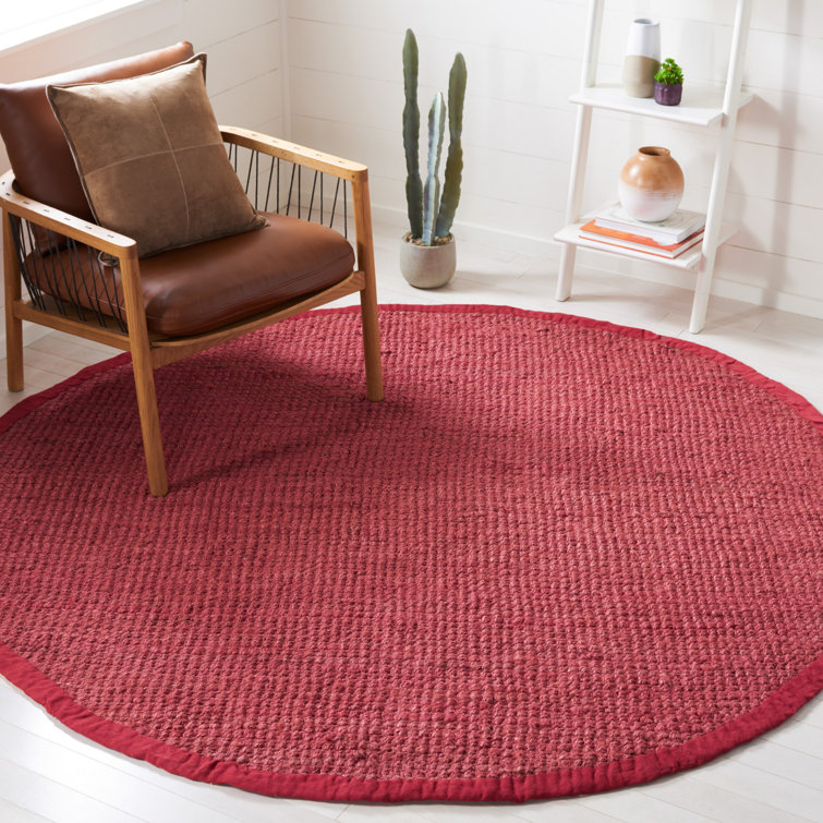 Weatherhill Natural Fiber Hand Woven Jute Solid Color Rug