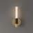 Davies Integrated LED Brushed Gold Wall Sconce