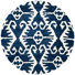 Ivoire/Bleu Royal