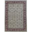 Hand-Knotted High-Quality Ivory and Red Area Rug
