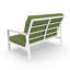 Causeuse d'extérieur en métal avec coussin Sunbrella Townsend-116257307-116257308