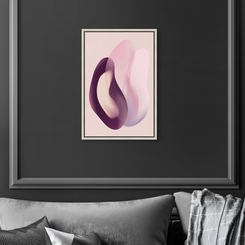 Soft Love Print by Oliver Gal, 55"H x 37"W, Silver Floater Frame