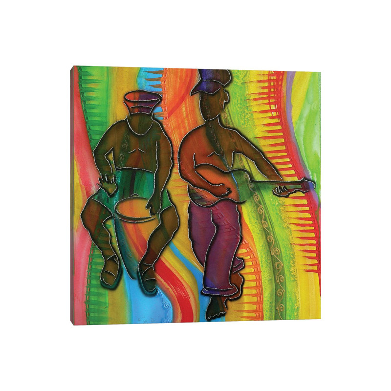 The Musicians 1 Piece Wrapped Canvas Painting, 30.48 cm H x 30.48 cm W