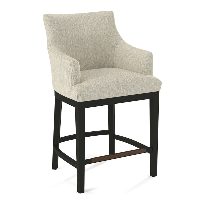 Upholstered Counter Stool, 61364-88, Black