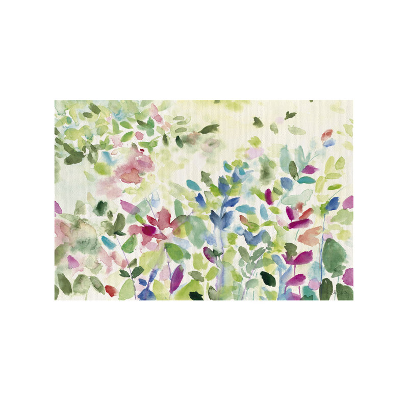 Spring Garden by Marta Castet-Bellocq - Wrapped Canvas Painting, 80cm H x 120cm W x 3cm D