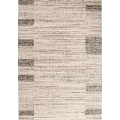 Raisa Hand-loomed Wool Beige/Brown Area Rug