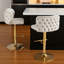Tabouret de bar pivotant à hauteur réglable Zager -427454289