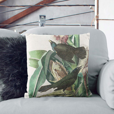 Floral Square Throw Cushion